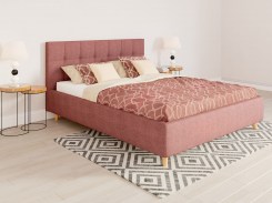 Verres – изящная кровать в стиле ретро с высокими деревянными ножками