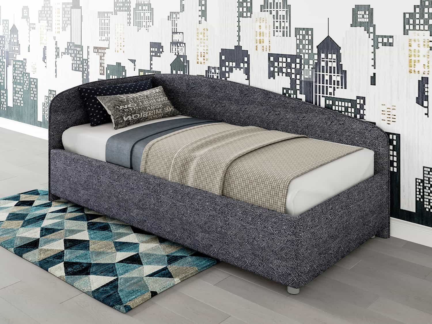 Gaby – стильная современная подростковая кровать от производителя «АСАНА»
