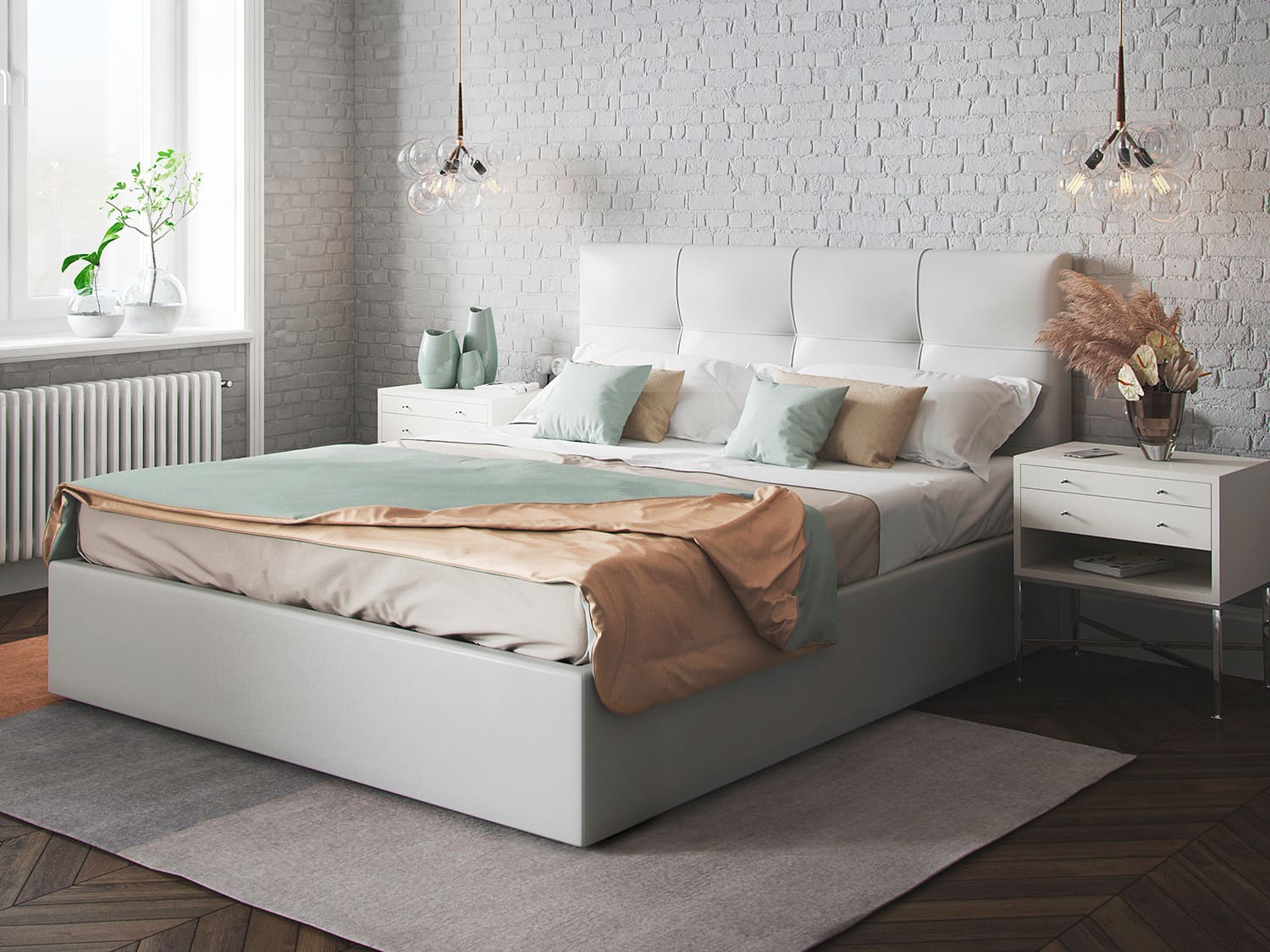 Кровать Monte - кровать со съемными чехлами на царгах