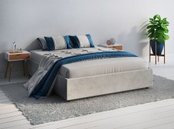 Sofi - недорогая кровать без изголовья в скандинавском стиле