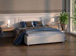 Sofi - недорогая кровать с подъемным механизмом без изголовья в скандинавском стиле